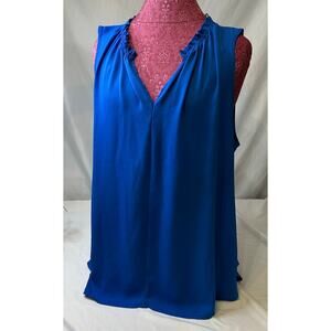 Vince Camuto Beautiful Bright Blue Sleeveless Tunic Size XL